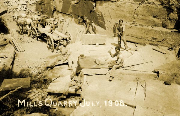 Mills Quarry Shinhopple 1908