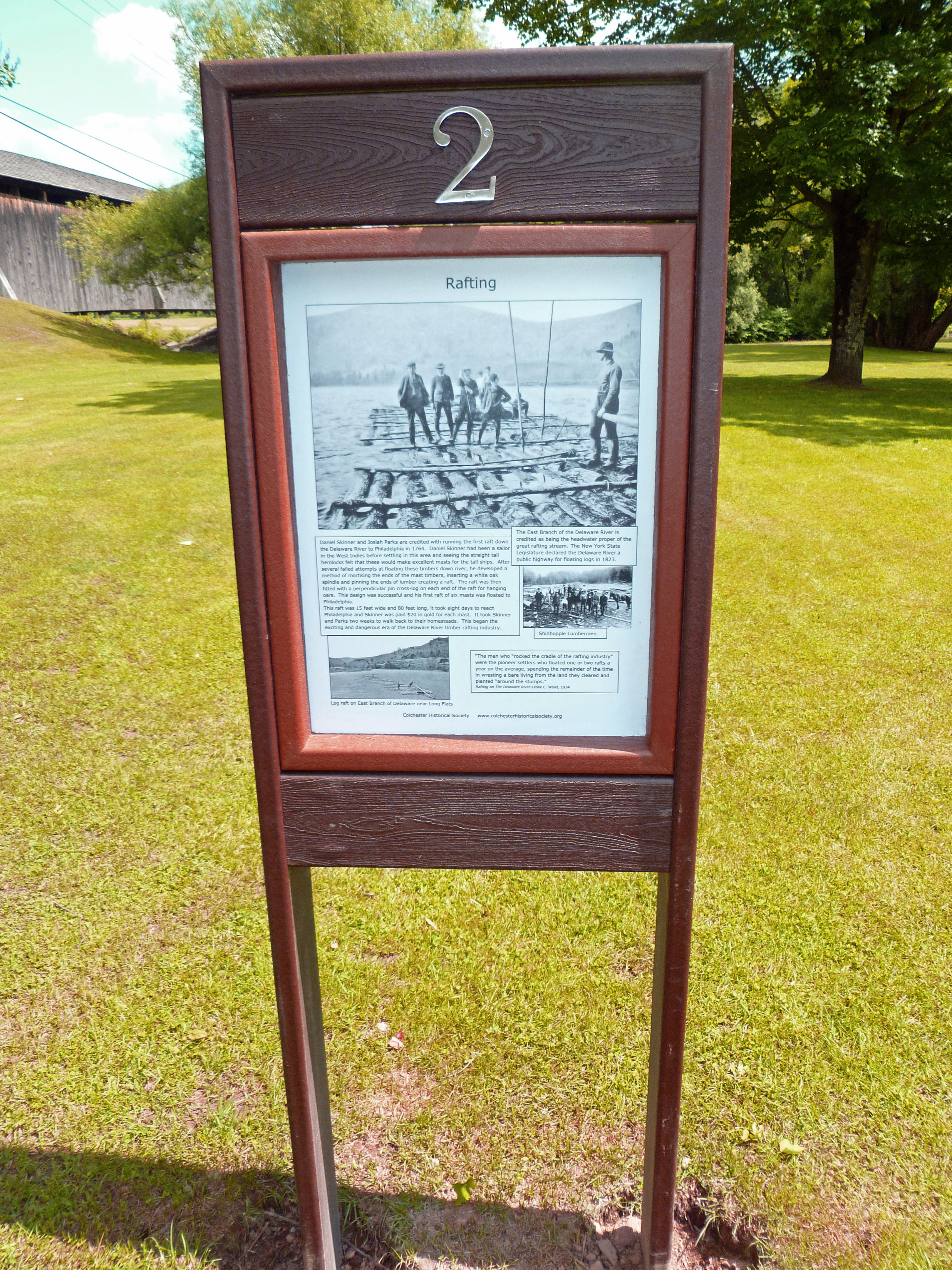 Rafting sign