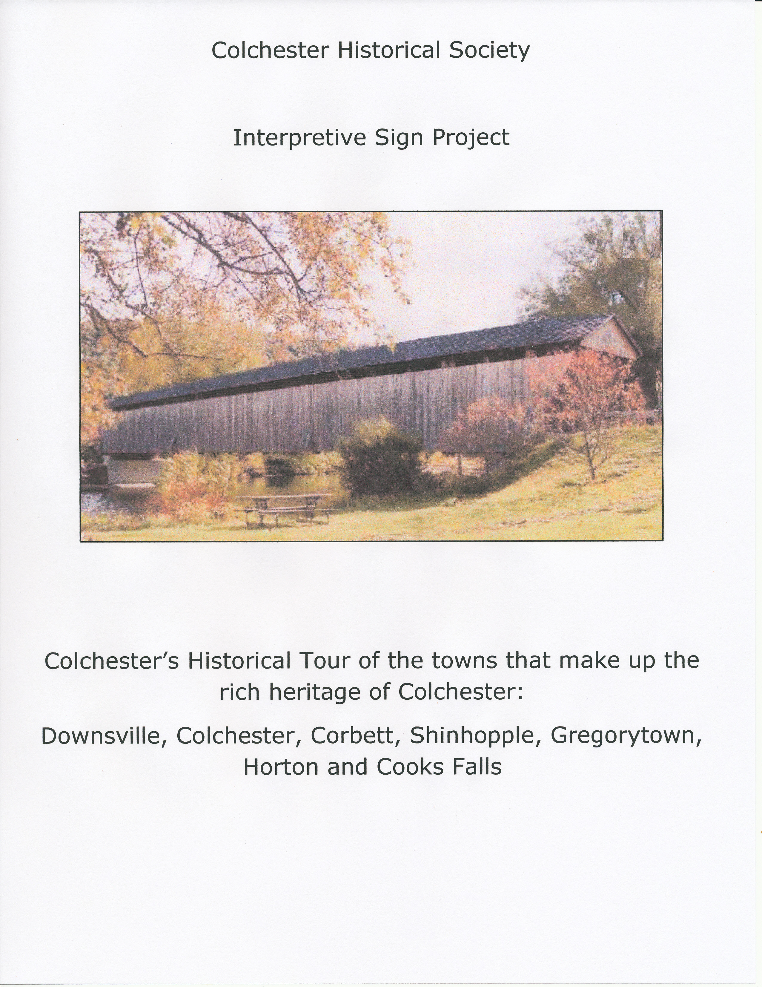 Interpretive Sign Project